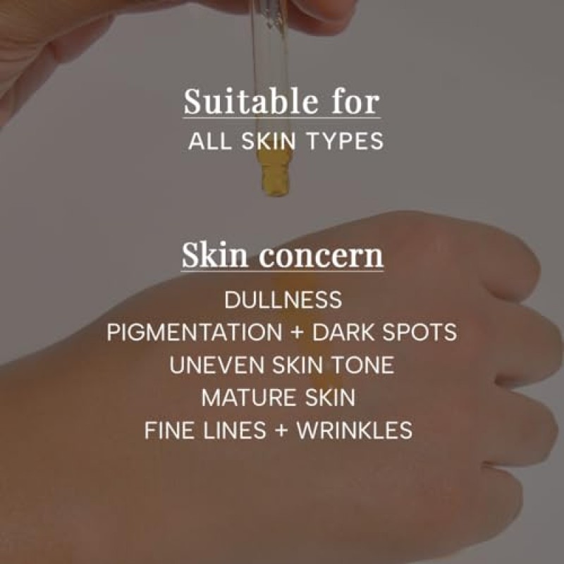 24K 골드 래디언스 뷰티 부스팅 페이스 엘릭서, 빛나는 피부를 위한 로즈힙, 사프란, 올리브 오일의 유기농 혼합 페이스 세럼, 메이크업 전 프라이머, 골든 글로우 | 0.51 Fl Oz - RAS 럭셔리 오일