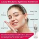 Luxury Beauty Inc 4D 히알루론산 페이셜 세럼 15ml: 노화 방지 모이스처라이저 및 스킨 케어 솔루션 눈밑 지방, 다크 스팟 및 잔주름을 줄이고 처진 피부 퍼밍 주름을 강화합니다