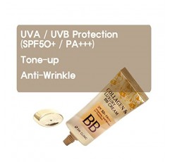 3W CLINIC 콜라겐 & 럭셔리 골드 비비 크림 1.69온스 SPF50+/PA+++ 링클 케어