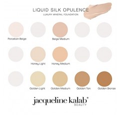 재클린 칼라브 리퀴드 실크 오퓰런스 럭셔리 미네랄 파운데이션 골든 브론즈