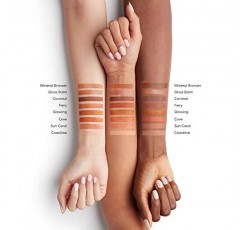 bareMinerals 미네랄리스트 립 글로스-밤, 하이드레이팅 립 글로스 + 밤 하이브리드, 쉬어 글로시 립밤, 끈적임 없음, 립 부드러움 개선, 비건