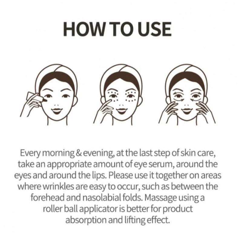 베르가모 럭셔리 24K 골드 & 옥토 히알루론산 아이 크림 1.01fl oz/30mL, 볼 롤러 어플리케이터 포함 | Made in Korea K뷰티 코리안 스킨케어 눈가 주름 케어 스킨 브라이트닝 쿨링&마사지 롤러