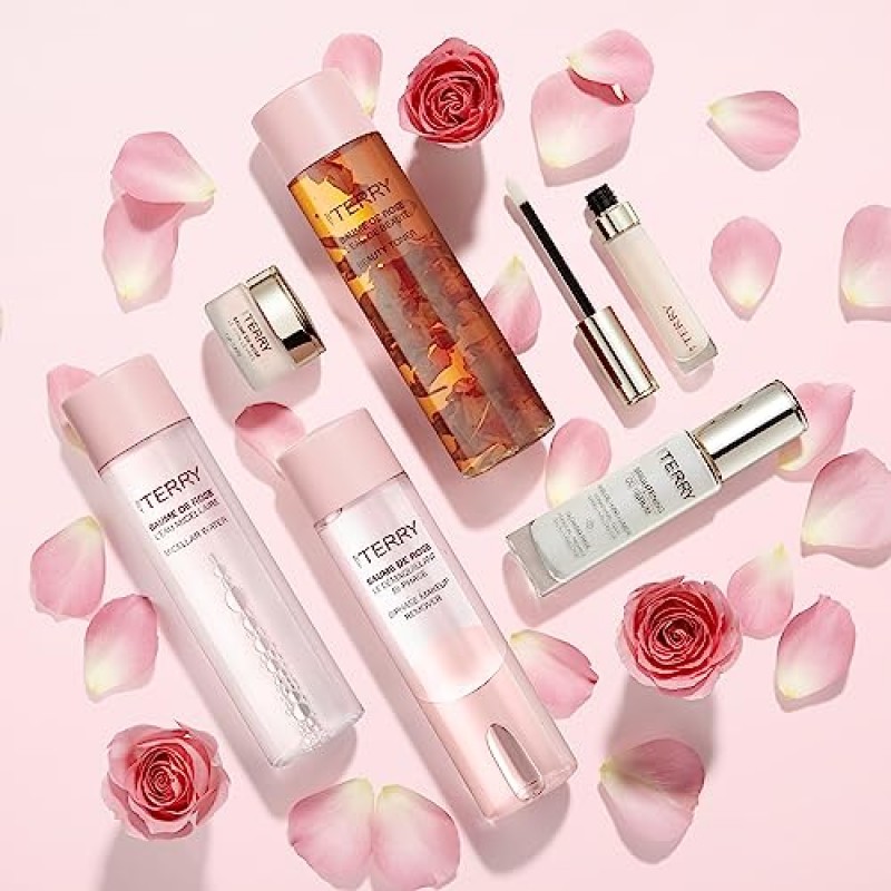 By Terry Baume de Rose Biphase 메이크업 리무버 | 워터프루프 메이크업 제거 | 로즈 오일 함유 | 200ml(7.04액량 온스)