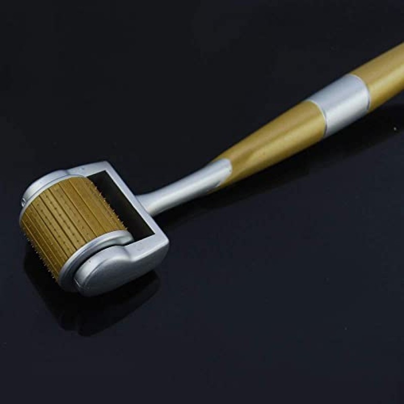 ZGTS 더마 롤러 마이크로 니들 - 0.25MM 192 니들 티타늄 럭셔리 롤러 - 스킨 케어용 핸드메이드로 FDA 승인 -