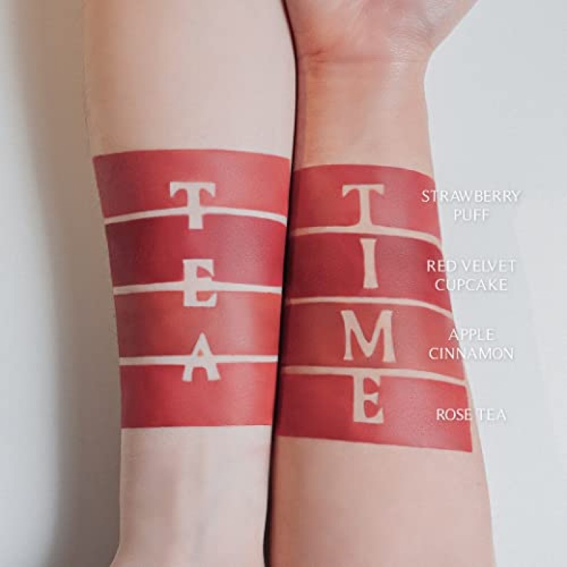 프레시오투 x 포니 |버블 소프트 매트 립스틱 |하이드레이팅 럭셔리 새틴 립스틱 실키하고 부드러운 텍스처 | 레드 벨벳 컵케이크 | 대만산 | 비건 잔인함 없음