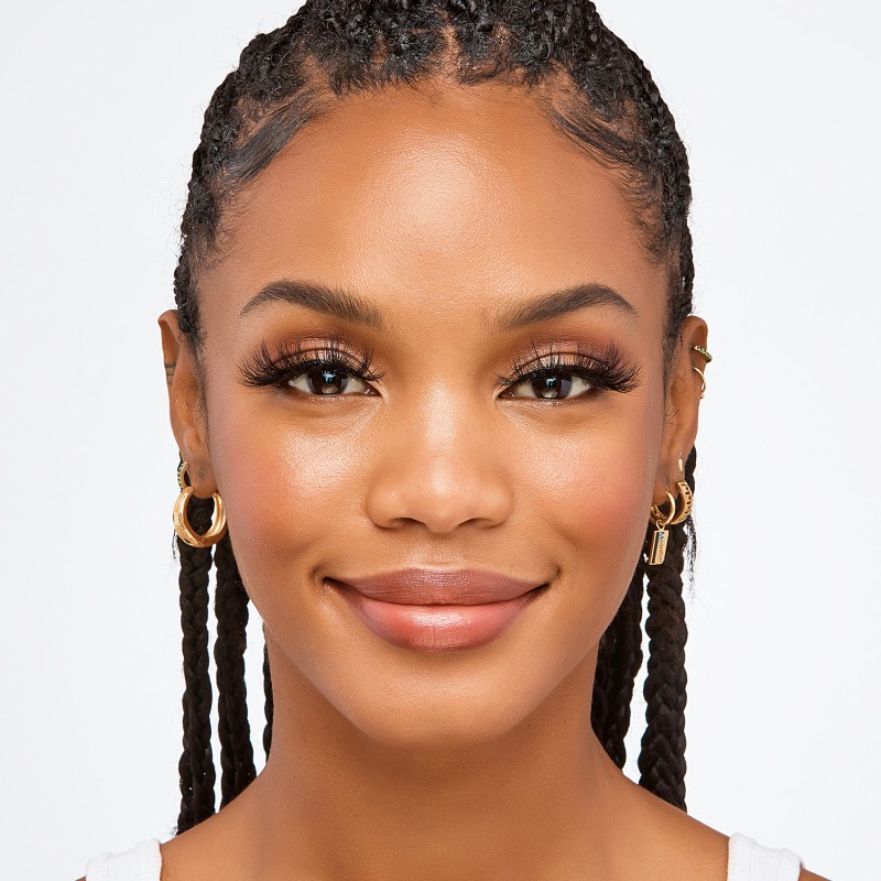 i-ENVY 럭셔리 밍크 컬렉션 인조 속눈썹 100% 리얼 밍크 글래머러스 아이 룩 래쉬 최대 푹신함 3D 멀티 컬 앵글(2팩)