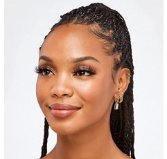 i-ENVY 럭셔리 밍크 컬렉션 인조 속눈썹 100% 리얼 밍크 글래머러스 아이 룩 래쉬 최대 푹신함 3D 멀티 컬 앵글(2팩)