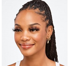 i-ENVY 럭셔리 밍크 컬렉션 인조 속눈썹 100% 리얼 밍크 글래머러스 아이 룩 래쉬 최대 푹신함 3D 멀티 컬 앵글(2팩)