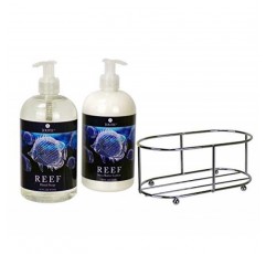 바다 다시마 추출물이 함유된 Jolitee Reef 럭셔리 시어 및 코코아 버터(캐디에 비누 및 로션 세트)