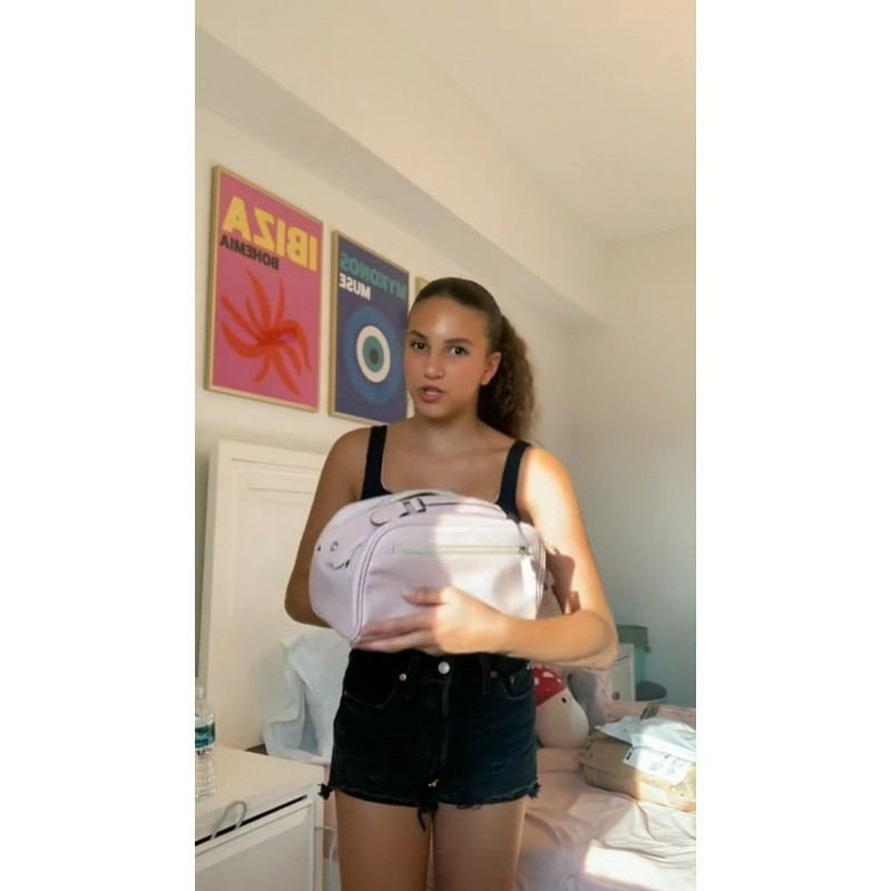 Telena 여행 세면 용품 가방 메이크업 화장품 가방 여성용 방수 PU 가죽 세면 용품 주최자 브라운과 휴대용 대용량 베이지