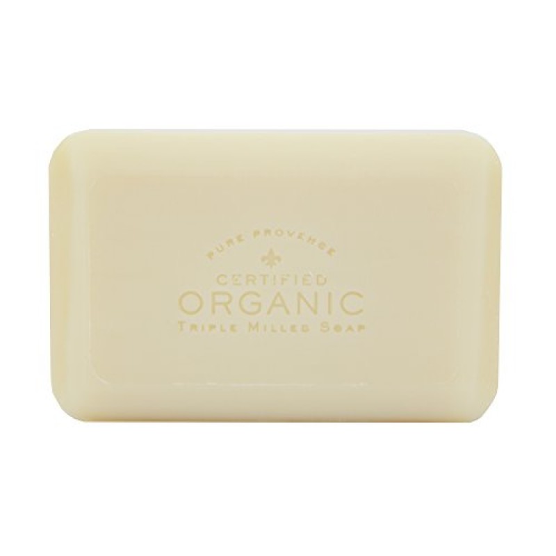 순수 프로방스 천연 및 유기농 삼중 가공 프렌치 라벤더 비누 | 유기농 시어 버터 | 럭셔리 풀사이즈 바 | 100% 야채 기반 | 편안한 | 5.3 온스 (150g) 비누 (바 3개)
