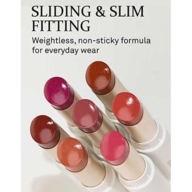 HINCE 무드 인핸서 립 글로우, 시어 버터 & 스위트 아몬드가 함유된 모이스춰라이징 립밤, 끈적이지 않고 오래 지속되는 틴티드 립 틴트, 버터 같은 밤 텍스처로 뉴트럴 컬러 0.2온스. (다시 시작하다)