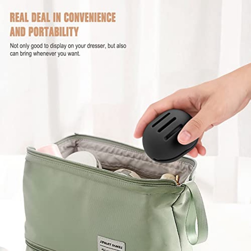 FERYES 2 PCS 메이크업 스펀지 홀더 – 비산 방지 친환경 실리콘 뷰티 메이크업 블렌더 케이스 여행용