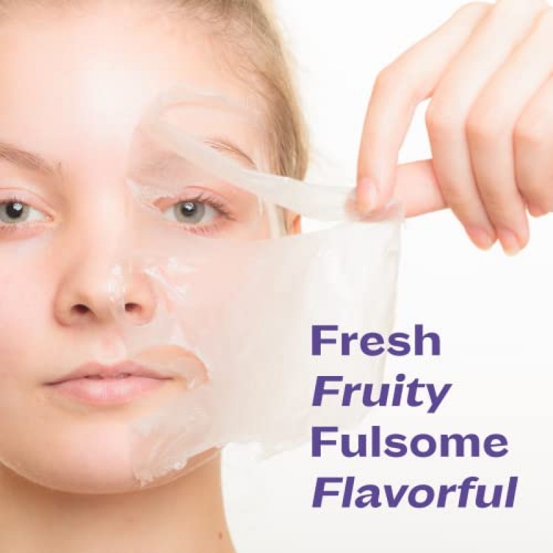 웰코스 후르디아 블루베리 하이드레이팅 마스크 | 남성과 여성을 위한 한국 페이스 마스크 스킨 케어 | 블루베리 추출물이 함유된 수분 공급 페이스 모이스처라이저 페이셜 마스크 한국산 시트 마스크 (시트 마스크 10개 팩, 0.67 fl oz)