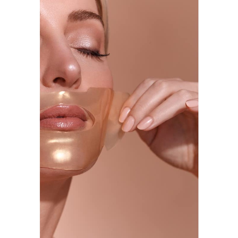 CSM 콜라겐 페이스 마스크 - 빛나는 피부를 위한 Max Hydration 가수분해 콜라겐 안티 에이징 시트 마스크 - 주름과 잔주름 제거, 칙칙하고 건조한 피부에 활력을 불어넣고 민감한 피부 진정 - 마스크 5개