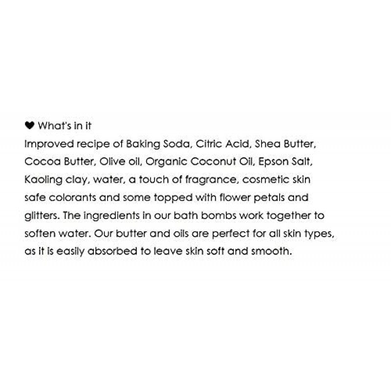 LifeAround2Angels 목욕 폭탄 선물 세트 12 미국산 피지, 시어 & 코코 버터 건성 피부에 수분을 공급하고 버블 스파 목욕에 적합합니다. 그녀/그, 아내, 여자친구를 위한 수제 생일 어머니날 선물 아이디어