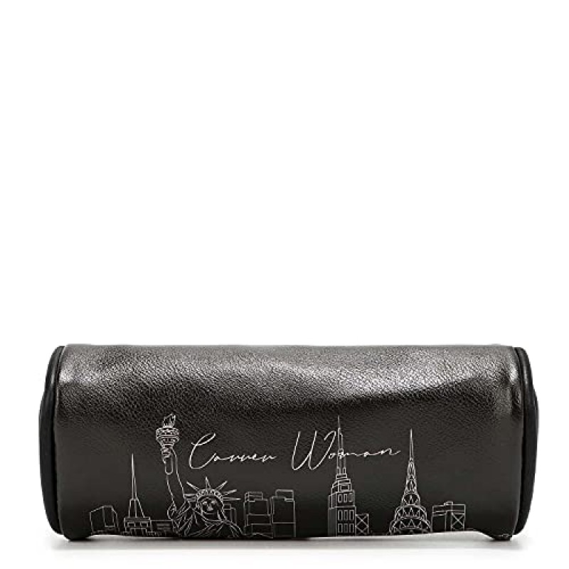 DESTINY BY NICOLE LEE 화장품 파우치 Kisslock 메이크업 가방 세면용품 액세서리 지갑 홀더 여행용 에코 가죽 여성용 PRT7304 Career Woman