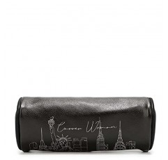 DESTINY BY NICOLE LEE 화장품 파우치 Kisslock 메이크업 가방 세면용품 액세서리 지갑 홀더 여행용 에코 가죽 여성용 PRT7304 Career Woman