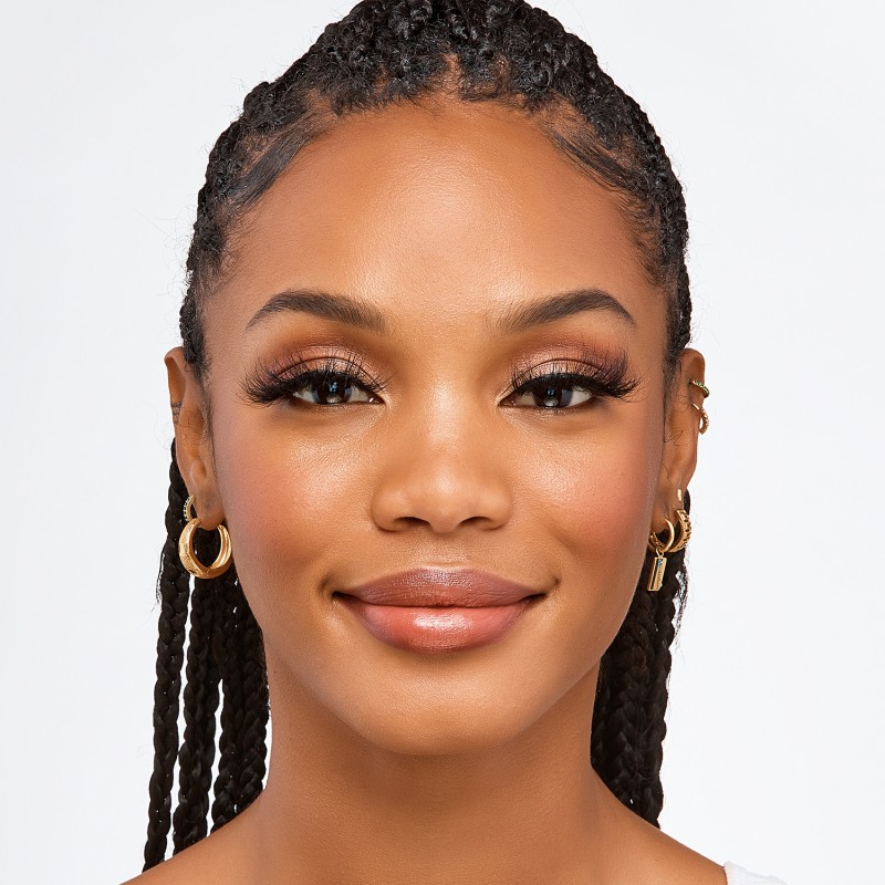 i-ENVY 럭셔리 밍크 컬렉션 인조 속눈썹 100% 리얼 밍크 글래머러스 아이 룩 래쉬 최대 푹신함 3D 멀티 컬 앵글(3팩)