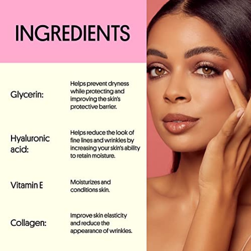 Winky Lux Peeper 퍼펙트 언더 아이 컨실러, 컨실러 메이크업 및 아이 브라이트너, 다크 서클용 풀 커버리지 컨실러, 컬러 코렉터 및 아이 프라이머, 콜라겐, 히알루론산 및 비타민 E 함유(보통)