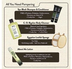 여성을 위한 럭셔리 천연 30피스 여행용 액세서리 키트 - 휴가, 병원 가방, 산후 여행용 가방에 들어 있는 TSA 준수 크기 세면도구