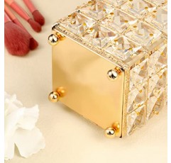 2 팩 크리스탈 메이크업 브러쉬 홀더 주최자 화장품 브러쉬 보관 컵 손수 펜 연필 홀더 컨테이너, 광장