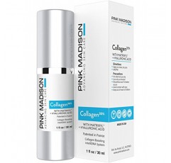 페이스용 콜라겐 세럼 - 매트릭스실 및 히알루론산 - 남성과 여성을 위한 럭셔리 안티 에이징 페이스 세럼 트리트먼트 포뮬러. 잔주름과 눈 밑 주름에 효과적입니다.