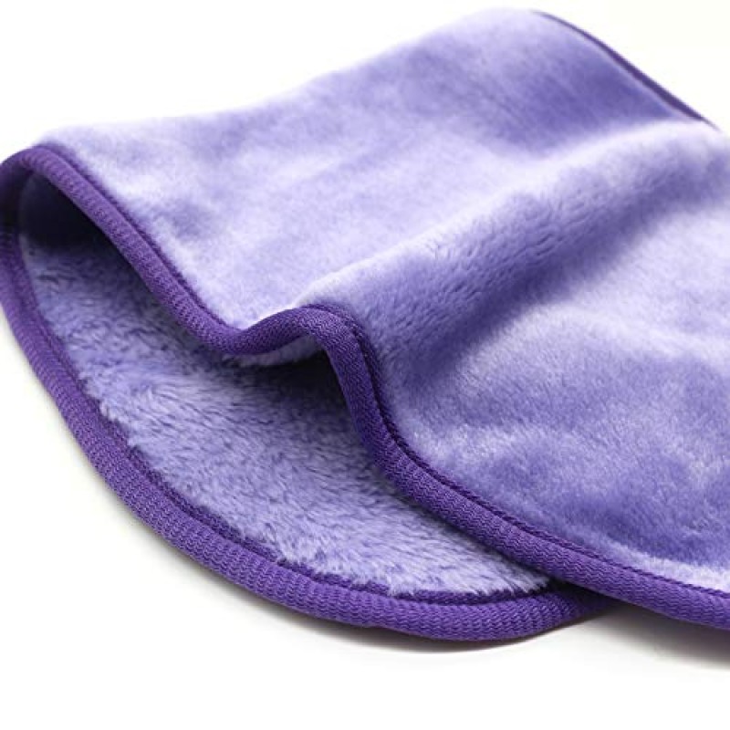 MotifLand 천연 메이크업 리무버 천 극세사 재사용 가능한 속건성 수건 울트라 소프트 럭셔리 페이스 타올(6개, 다양한 색상)