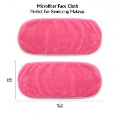 MotifLand 천연 메이크업 리무버 천 극세사 재사용 가능한 속건성 수건 울트라 소프트 럭셔리 페이스 타올(6개, 다양한 색상)