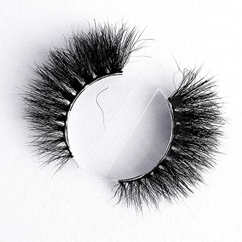BEAUTY CAT 3D 인조 밍크 속눈썹 클래식 - 완전 길고 드라마틱하고 자연스러운 룩 / 편안한 착용 스트립 속눈썹 수제, 부드럽고 가벼운 무게 푹신함 / 재사용 가능한 고급 포장 상자 (No. 009-MAURITIUS)
