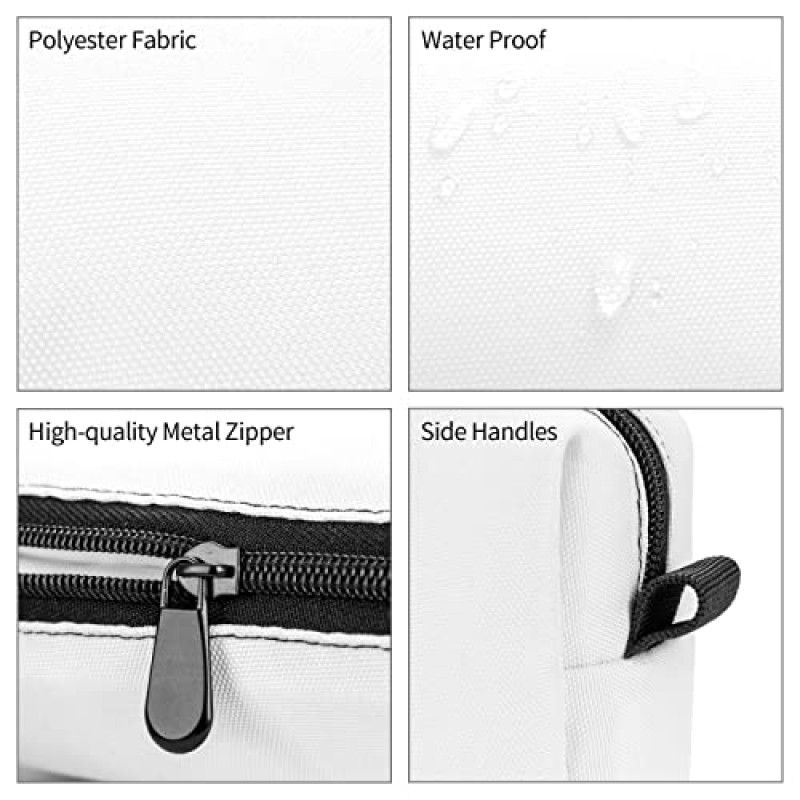 BQIUULO Boho 코끼리 화장품 메이크업 가방 여성용, 대용량 가방 지갑 파우치 여행 세면 용품 가방 액세서리 주최자