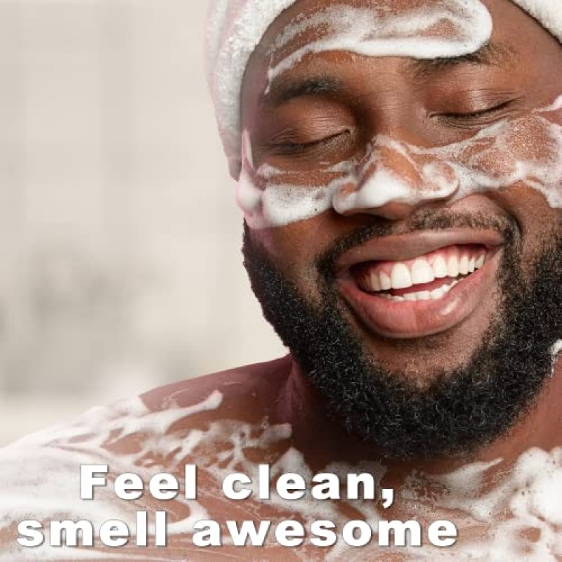 MANQUICH 엑스폴리에이팅 바 비누, 천연 남성 비누, 목욕 비누 남성용 럭셔리 선물 세트, 오이가 함유된 수분 공급 및 보습 피부, 코코넛 오일 - 얼굴, 바디 및 면도용 비건 비누, 3.52oz(바 3개)