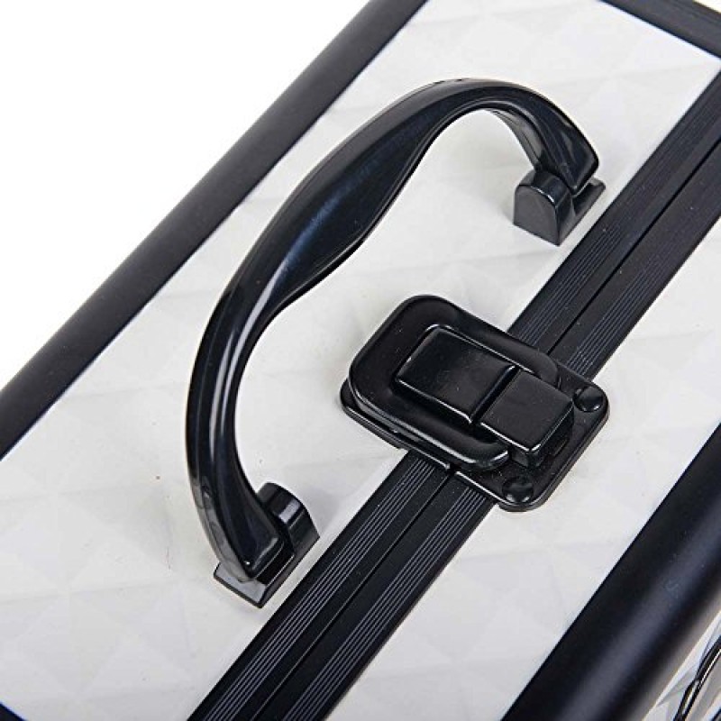 거울이 있는 SHANY 미니 메이크업 트레인 케이스 - 피스풀