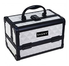 거울이 있는 SHANY 미니 메이크업 트레인 케이스 - 피스풀