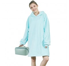 nqauen 메이크업 가방 대용량 여행용 화장품 가방 TravelToiletry Bag Organizer with Handle and Divider 화장품 가방 (녹색, 중형)