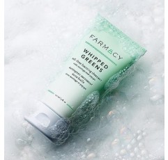 Farmacy Whipped Greens 페이스 워시 - 복합성 및 지성 피부를 위한 오일 프리 포밍 페이셜 클렌저(5.0 Fl Oz)