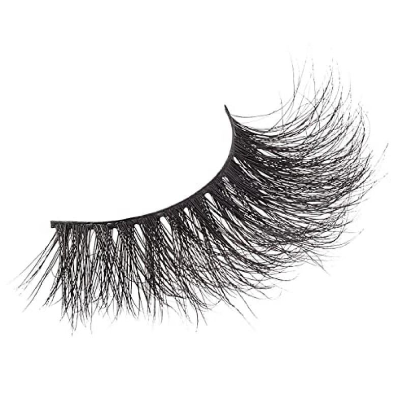 i-ENVY 럭셔리 밍크 컬렉션 인조 속눈썹 100% 리얼 밍크 글래머러스 아이 룩 래쉬 최대 푹신함 3D 멀티 컬 앵글(2팩)