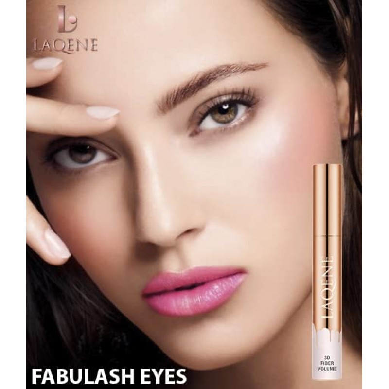 LAQENE 럭셔리 라인: 마스카라 - 영양이 풍부하고 훌륭합니다. 당신을 잊을 수 없는 모습으로 만들어줍니다. 부드럽고 크리미한 질감. 오래 지속되는 블랙 방수 - 비건 및 동물 실험 없음.