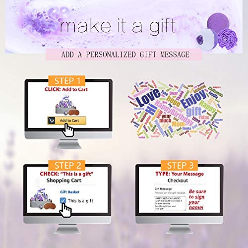 여성용 스파 선물 바구니 라벤더 목욕 및 바디 홈 스파 키트 어머니의 날 스파 선물 아이디어 - 목욕 폭탄, 샴푸 바, 아이 마스크, 샤워 젤, 거품 목욕, 소금, 바디 스크럽 로션이 포함된 럭셔리 15개 세트