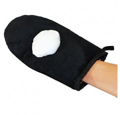 새 제품 NYK1 럭셔리 태닝 메가 미트 메가미트(블랙) 페이크 탄 애플리케이터 장갑, 무스, 로션, 크림 또는 리퀴드와 함께 사용하기 위한 줄무늬 없는 마감