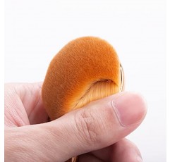 Yoseng 타원형 파운데이션 브러쉬 5 Pcs 칫솔 메이크업 브러쉬 Fast Flawless Application 리퀴드 크림 파우더 파운데이션 메이크업 브러쉬 케이스 포함