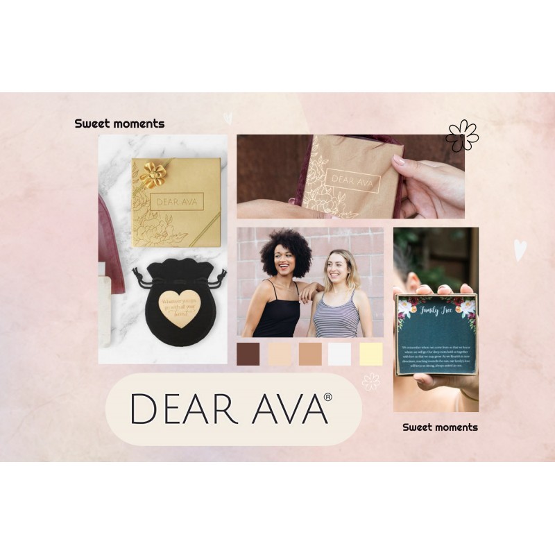 여성을 위한 Dear Ava Spa 선물 - 유기농 셀프 케어 럭셔리 안티 스트레스 릴랙싱 목욕 및 바디 키트 세트 진심이 담긴 카드가 포함된 그녀를 위한 바구니 상자 - 할머니를 위한 생일 명절 선물