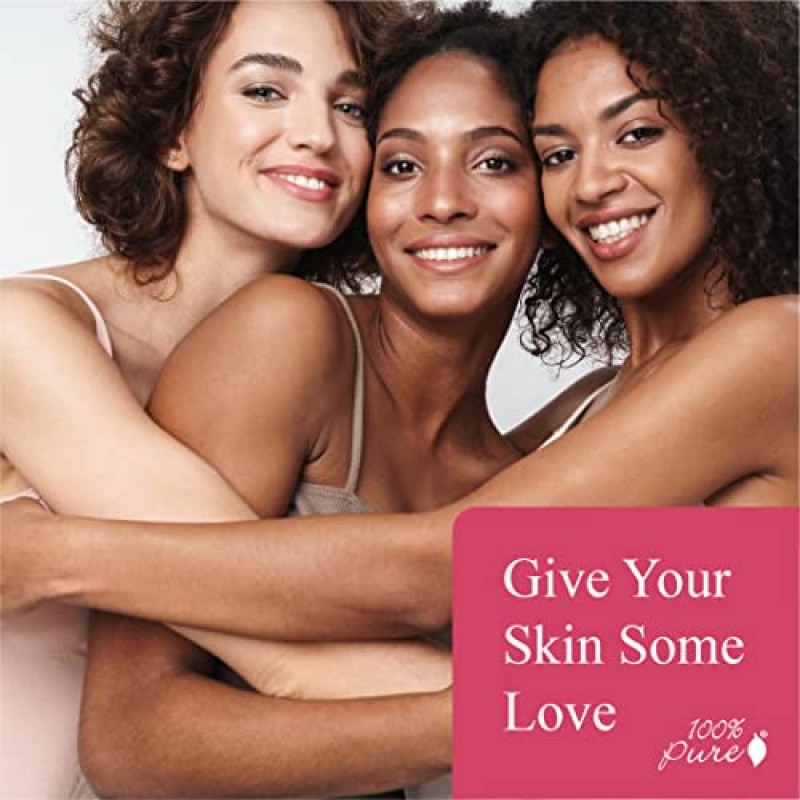 100% 퓨어 뱀부 블러 파우더 틴티드 세팅 매티파잉 페이스 메이크업, 오일 흡수 모공 최소화 마감, 지속력, 비건, 과일 색소 미디엄(중성 색조가 포함된 밝은 중간 색조) - 0.2온스