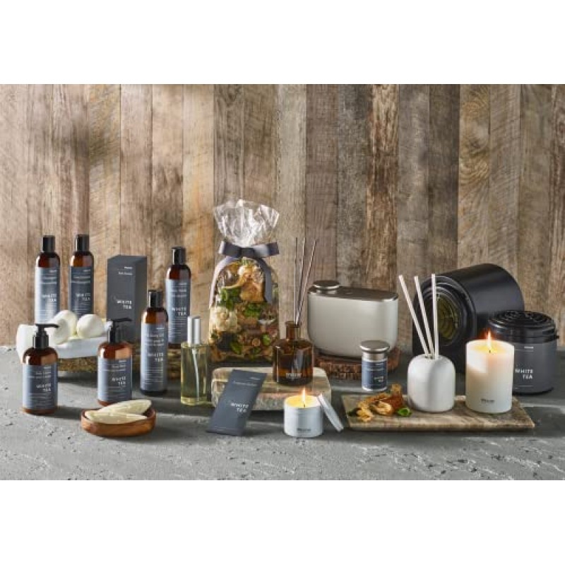 웨스틴 화이트 티 리퀴드 핸드 솝 - 알로에와 결합된 시그니처 화이트 티 향 - 아로마테라피 - 럭셔리 호텔 스파 컬렉션 - 8온스