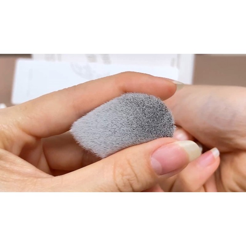 제섭 메이크업 브러쉬 세트 14개 메이크업 브러쉬 프리미엄 합성 파운데이션 컨실러 블러쉬 컨투어 파우더 아이섀도 블렌딩 브러쉬, 펄 화이트 T343