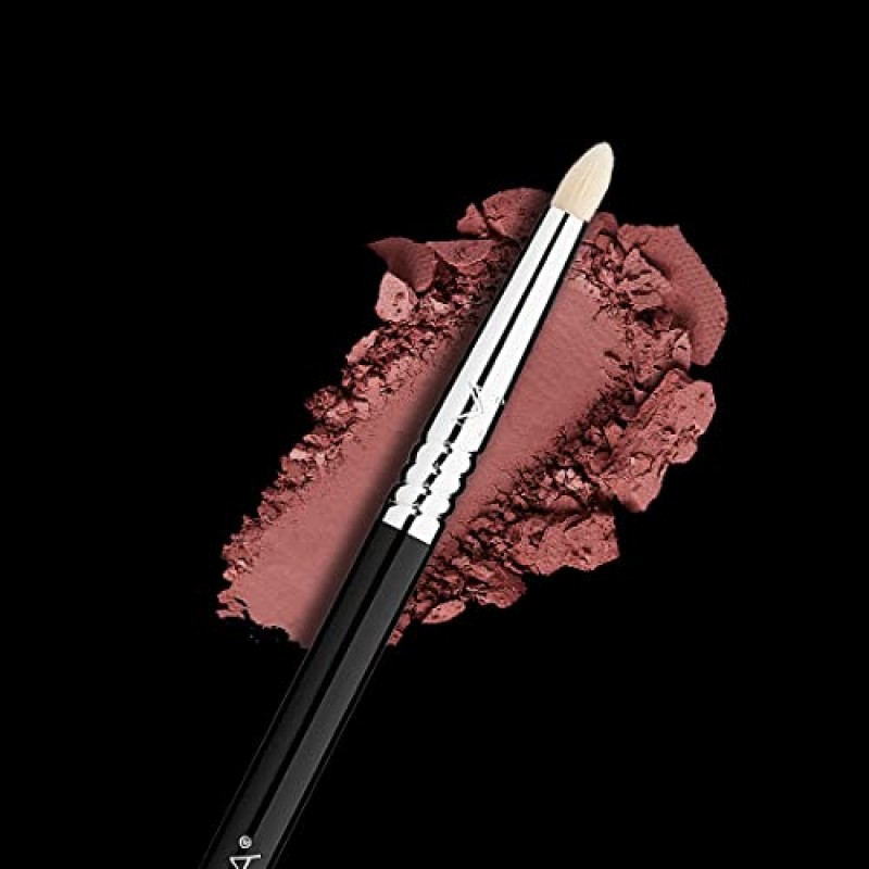 Sigma Beauty Professional E30 펜슬 아이 메이크업 브러쉬(SigmaTech® 섬유 포함) – 완벽한 아이 메이크업을 위한 합성 펜슬 어플리케이터, 하이라이팅, 라이닝, 스머징 및 블렌딩을 위한 아이 브러쉬(브러시 1개)