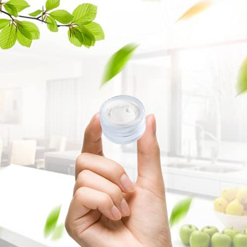 Bekith 108 세트 투명 빈 3그램/3ML 플라스틱 냄비 항아리, 뚜껑이 있는 화장품 용기