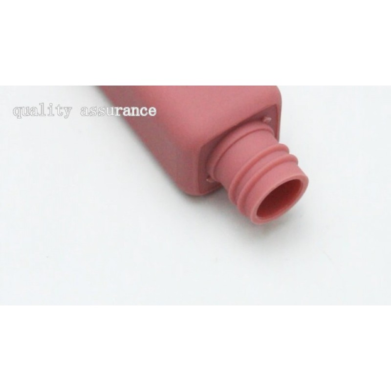 COSIDEA 22개 빈 6ml 정사각형 립글로스 튜브, 지팡이와 스토퍼가 있는 단색 연한 녹색 립글로스 튜브 용기