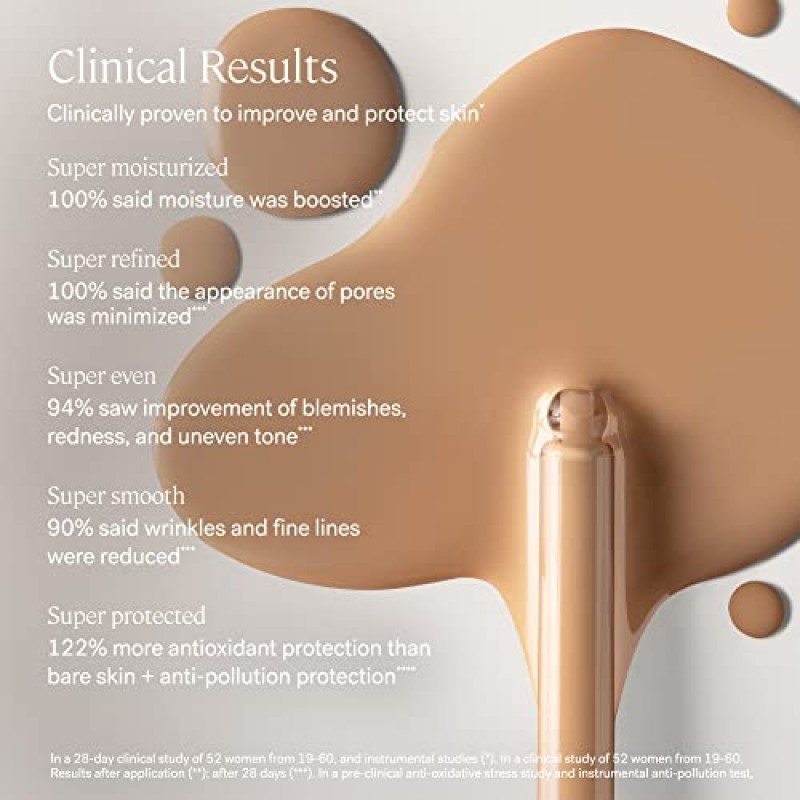 ILIA - 슈퍼 세럼 스킨 틴트 SPF 40 | 임상적으로 입증된 논코메도제닉, 비건, 클린 뷰티(Morgat ST11.5)