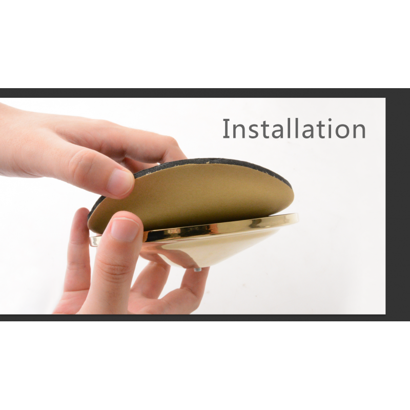 지참금 메이크업 거울 10배 확대 화장 거울 탁상용 양면 회전 골드 마감